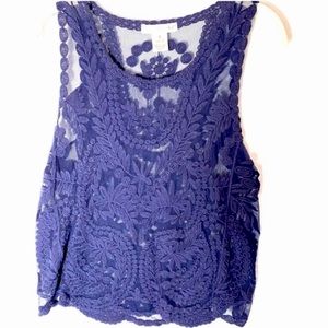 Say What? Navy Tank Small
